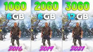 GTX 1060 против RTX 2060 против RTX 3060   Тест в 8 играх
