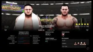 WWE 2K19 Universe Mode: Randy Orton vs Samoa Joe Wrestlemania
