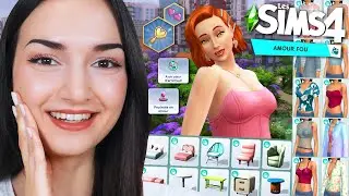 COMPLETE UNCOVERY of the CRAZY LOVE Pack 💓 (CUS, Map, Gameplay, Buy/Build Mode) | Sims 4