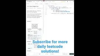Matrix diagonal sum 
