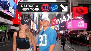 DETROIT LIONS TAKE ON NEW YORK — NFL GAMEDAY VLOG