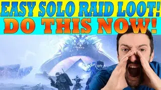 Destiny 2 - DEEP STONE CRYPT - DO THIS NOW! - EASY SOLO RAID LOOT!