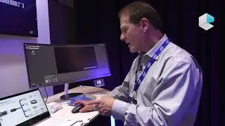 Demo: ASUS and Samsung displays with Intel Thunderbolt 3 Titan Ridge and TB3 SSDs