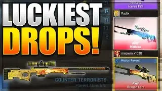 CS GO - Lucky AWP Dragon Lore & Medusa Drop! (REACTIONS)