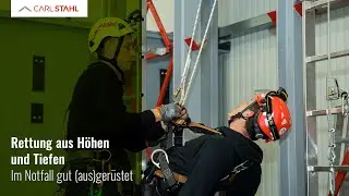 Rettung aus Höhen und Tiefen | Carl Stahl Hebetechnik