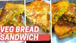 Veg Bread Sandwich 😋 | Two types | with and without mayonnaise sauce | in Telugu | Taste our Talents