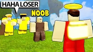 GOD TRIBE Was BULLYING This NOOB... So We Made Him RICH! (Roblox Booga Booga)