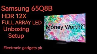 Samsung Q80B QLED 2022 Unboxing, Setup, Review
