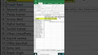 Left with find function in excel💯🔥 || 