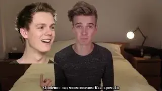 ThatcherJoe | PAINFUL BATHROOM PRANK ON ROOMMATE | Rus Sub/Русские субтитры