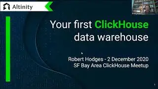 [Community Meetup] Your First ClickHouse® Data Warehouse | ClickHouse®