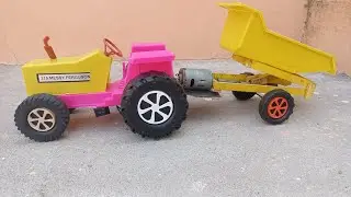 Amazing Tractor With Trolley - Make it at Home - DIY