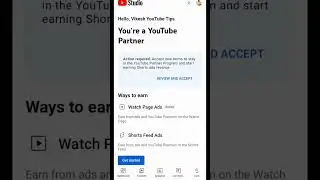 New terms and conditions accept kaise kare || YouTube shorts ads update #shorts