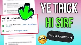 Facebook Content Monetization Policies Problem Fixed | Content Monetization Policies Facebook Solve