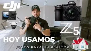 NIKON Z5, DJI ACTION 4 y DJI MINI 3 PRO. Fotos para un Realtor