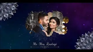 Wedding invitation video editing | make wedding anniversary invitation video #weddinganniversary