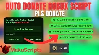 [TUTORIAL] Auto Donate Robux Script | Pls Donate • Keyless • Safe on Main • OP