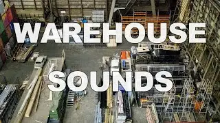 Warehouse Ambience | Forklift, Machinery, Hammer Sound | Industrial Background Noise