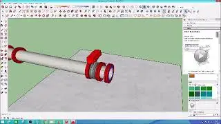 7. SKECHUP 3SKENG İLE DWG ÇİZİMDEN KELEBEK VANA VE ÇEKVALF ÇİZİMİ (BUTTERFLY VALVE AND CHECK VALVE)