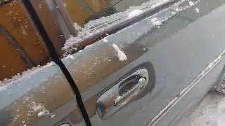 CRYSLER town and country. Собираю салон в мороз)