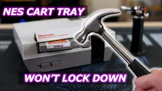 Fixing An NES Cart Tray That Won't Stay Down