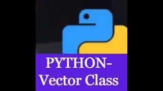 Python - Building a math-vector Class (OOP)