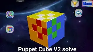 Puppet Cube V2 solve (Rubiks 3D Android App)