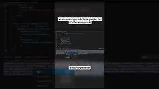 When You copy Code from Google 