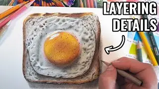 How To LAYER To Add TEXTURE To Colored Pencil Drawings