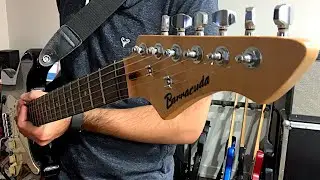 Barracuda Stratocaster Copy - Quick Demo with Blues Junior
