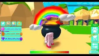Testing Bubble Gum Simulator's Pot O' Gold! (SECRET PET)