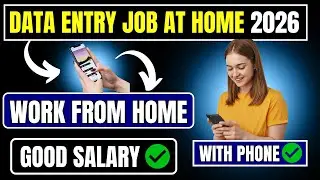 🔴Data Entry Work from Home Job | Part-Time & Full-Time | With Good Salary Job 💰