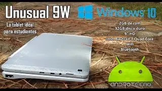 Review Unusual 9W tablet/PC ideal para facultad (español) AndroTecno