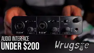 BUDGET FRIENDLY Audio Interface | Wrugste 2 channel USB - C Interface