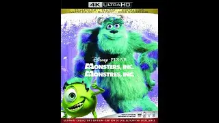 Opening to Monsters Inc. 2020 Blu-Ray (Disc 1, Feature Film)