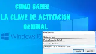 Como Saber La Clave O Licencia De Windows 10 - 2021