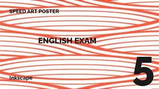 Speed Art Poster | English - Exam | Inkscape