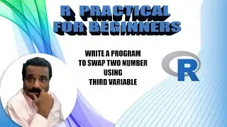 HOW TO SWAP TWO NUMBER USING THIRD VARIABLE | R Example | Tamil Software