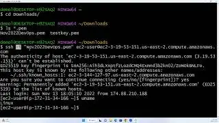 Connecting to Server with GitBash-  BecomeATechPro.com