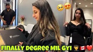 Finally Degree Mil Gyi 🧑‍🎓🇨🇦❤️* Convocation Shopping Done 🛍️🥰* ANGEL’S SHIVAM