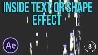 How to place VIDEO in TEXT or SHAPE effect! (Adobe After Effects 2023)