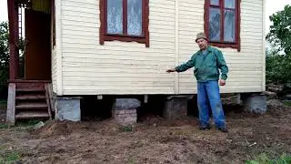 Переделка покосившегося фундамента