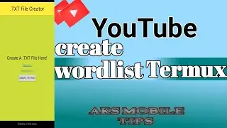 How to create wordlist | world list kasa create kare | wordlist kasa lgia