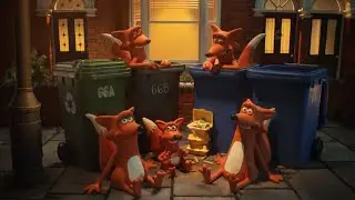 Aardman creates cute stop-motion films that focus on the 'things we love' about the BBC (Foxes)