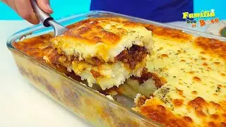 ✅ Receita de TORTA DE BATATA TEMPERADA pra família TODA!