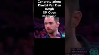 Dimitri Van Den Bergh wins the UK Open #darts #ukopen #dimtrivandenbergh #lukehumphries #champion