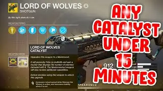 FAST EXOTIC CATALYST FARM - Destiny 2 Season of Dawn Complete Exotic Catalyst Fast!