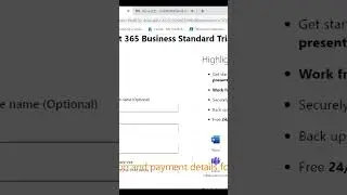 Free 365 account