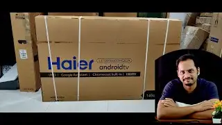 Haier Smart Led Tv 58 inches 4K Android Unboxing | LE58K6600HQGA #ReviewswithGSK