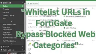 Whitelist Specific URLs in Blocked Web Categories on FortiGate